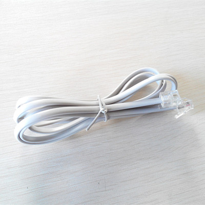 原裝高品質1.5米貝吉色2芯6P2C電話線 連接穩定，應用廣泛